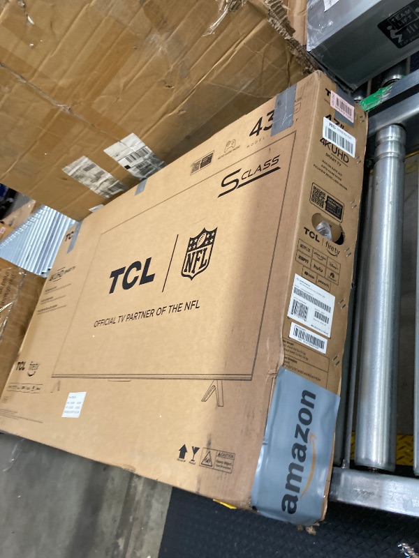 Photo 1 of TCL 43-Inch Class S5 UHD 4K LED Smart TV with Fire TV (43S551F, 2024 Model), Dolby Vision, HDR PRO+, Dolby Atmos, Alexa Built-in with Voice Remote, Apple AirPlay 2 Compatibility, Streaming Television