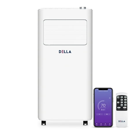 Photo 1 of 
DELLA 8000 BTU ASHRAE/5000 BTU(SACC) Smart WiFi Enabled Portable AC