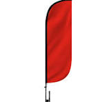Photo 1 of 5ft feather flag color red