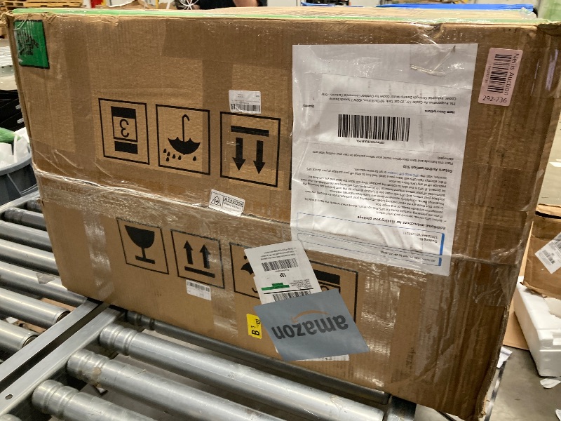 Photo 1 of 75L Evaporative Air Cooler 53", 20 Gal Tank, 90°Oscillation, 400W 7 Speeds Swamp Cooler, Industrial Strength Swamp Water Cooler for Outdoor Commercial Factories - Gray