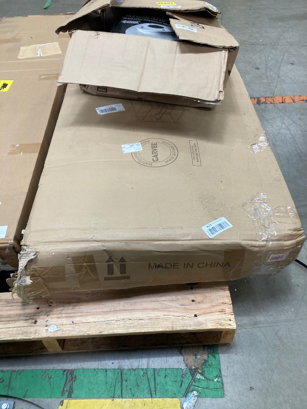 Photo 1 of GAOMON Dining Table Set for 4, Kitchen Dining Table Set with Upholstered Benches, Kitchen Dining Room Table with Storage Drawers & Wine Rack for Small Space-Grey