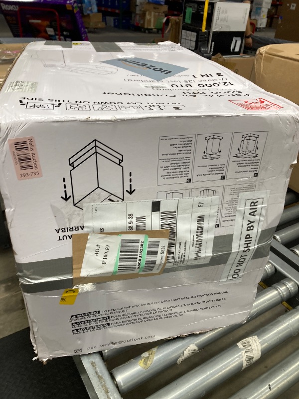Photo 1 of 12000 BTU Portable Air Conditioners Cools Up to 500 Sq.Ft, Portable AC Unit with Cool, Dry, Fan Modes, Standing AC Unit with Remote Control and Installation Kit