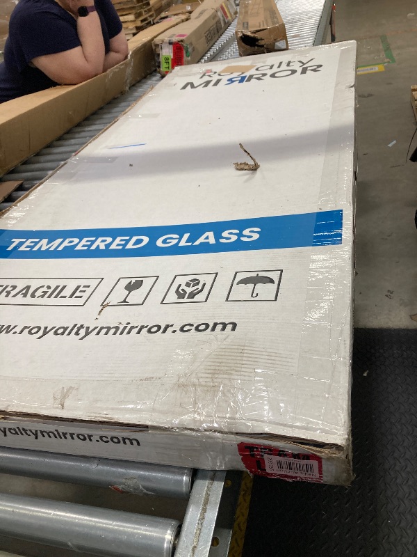 Photo 1 of 
Royalty Fixed Shower Screen - 30" x 76" Frameless 3/8" Clear Tempered Glass Panel with Hardware - Easy Clean Glass Shield - Minimalist Modern...