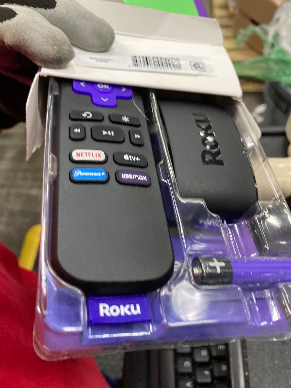 Photo 1 of Roku Express (New) HD Streaming Device, with High-Speed HDMI Cable and Simple Remote (no TV Controls), Guided Setup, and Fast Wi-Fi, with MTC HDMI Cable and USB Extension Cord