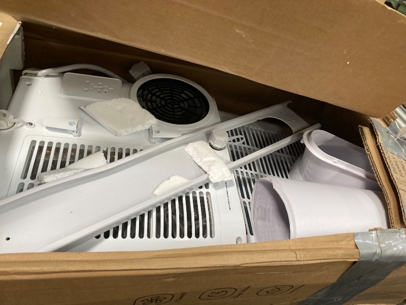 Photo 1 of 14,000 BTU Portable Air Conditioner Cools Up to 750 Sq.Ft, 3-IN-1 Quiet Portable AC Unit with Remote Control & Installation Kits for Large Room, Smart/Sleep Mode, Auto Swing, 24H Timer