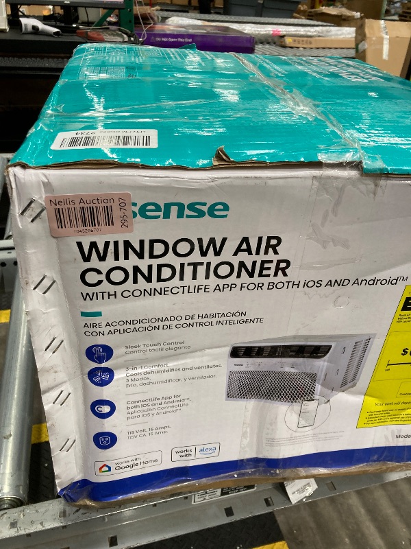 Photo 1 of ***PARTS ONLY***
Hisense WC08W25A Window Air Conditioner, 8,000 BTU, White