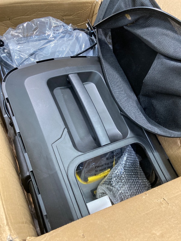 Photo 1 of ***MISSING PARTS/NO BATTERY**Brefac 20V 13'' Cordless Lawn Mower, Multi-Functional Grass Cutter with 4.0Ah Battery, 5 Adjustable Height Settings, Durable Manganese Steel Blades, Easy to Use for Small Lawn
