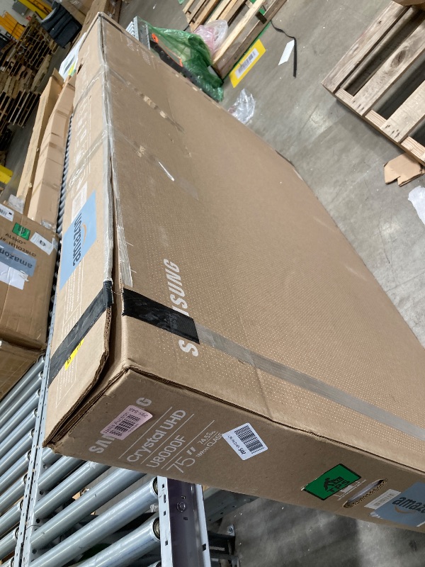 Photo 1 of ***(SELLING AS PARTS ONLY -SCREEN CRACKED, BOX RIPPED/TORN)***
Samsung 75-Inch Class Crystal UHD U8000F 4K Smart TV (2025 Model) Endless Free Content, Crystal Processor 4K, MetalStream Design, Knox Security, Alexa Built-in