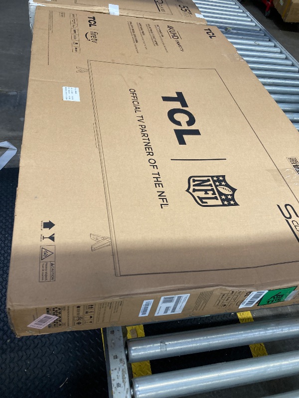 Photo 1 of ***PARTS ONLY/CRACKED SCREEN**TCL 55-Inch Class S5 UHD 4K LED Smart TV with Fire TV (55S551F, 2024 Model), Dolby Vision, HDR PRO+, Dolby Atmos, Alexa Built-in with Voice Remote, Apple AirPlay 2 Compatibility, Streaming Television