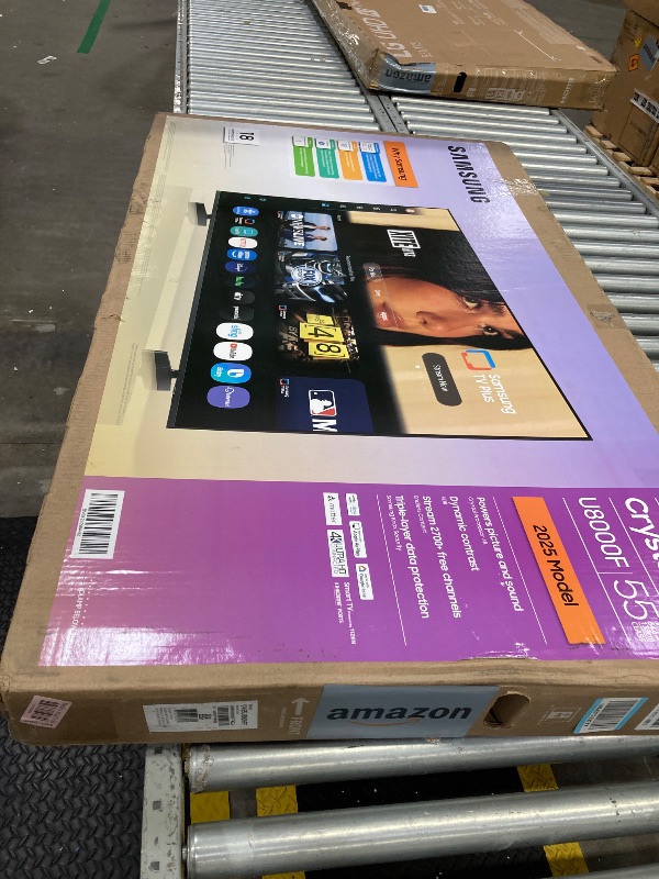 Photo 1 of ***PARTS ONLY***
Samsung 55-Inch Class Crystal UHD U8000F 4K Smart TV (2025 Model) Endless Free Content, Crystal Processor 4K, MetalStream Design, Knox Security, Alexa Built-in