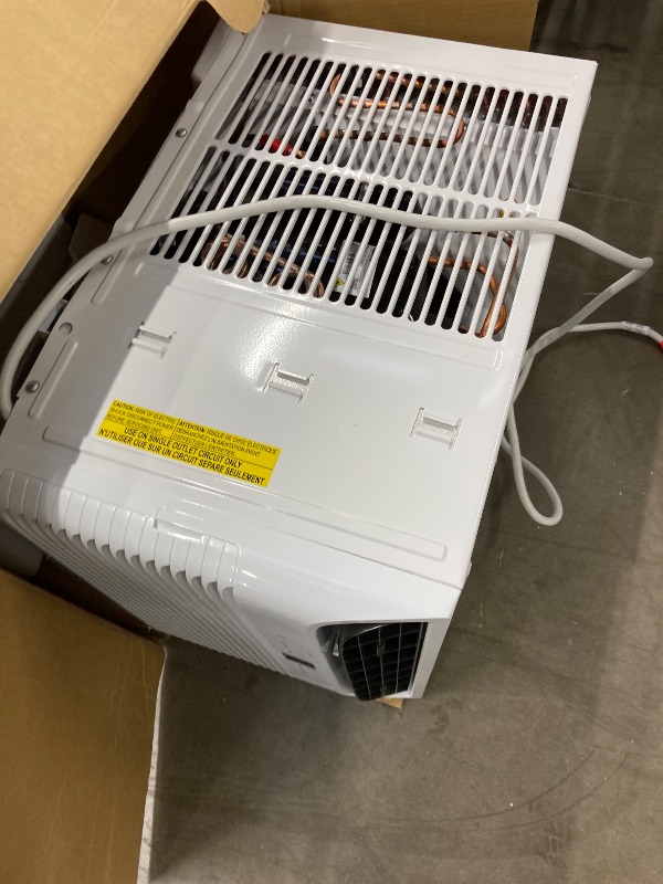 Photo 1 of Midea 12,000 BTU Smart Inverter Window Air Conditioner with APP, Alexa Control, 115V AC Unit Cools up to 550 Sq. Ft, Quiet Operation, Energy Saving, Remote & Easy Installation Kit, White