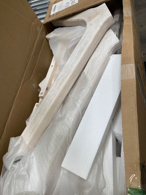 Photo 1 of Plank+Beam Verso Rectangular Dining Table, 48 Inch Solid Pine & Rubberwood, Coastal White