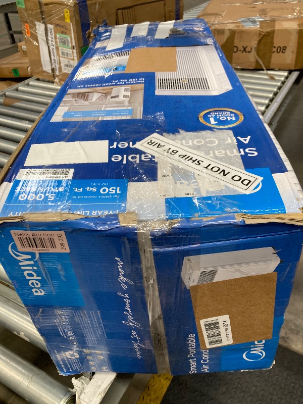 Photo 1 of ***PARTS ONLY***
Midea 8,500 BTU ASHRAE (5,000 BTU SACC) Portable Air Conditioner, Smart Control, Cools up to 150 Sq. Ft., with Dehumidifier & Fan mode, Easy- to-use Remote Control & Window Installation Kit Included