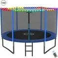 Photo 1 of **MISSING PARTS**YORIN Trampoline for 3-4 Kids, 10 FT 8FT Trampoline with Enclosure Net
