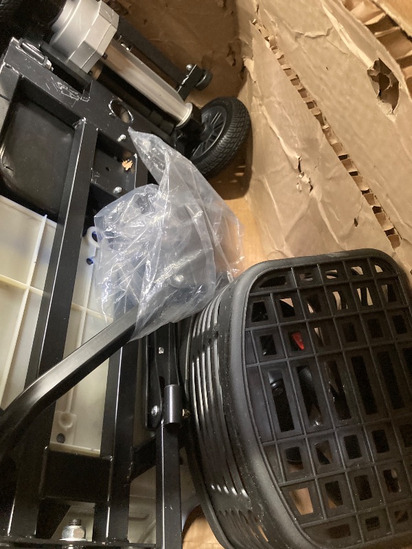 Photo 1 of 4 Wheel Mobility Scooter, Electric Mobility Scooter for Adults, Driving 22 Miles, Airlines Approved, Foldable Scooter w/249WH*2 Batteries Charger Under Seat Storage Dustproof Cover (Blue)