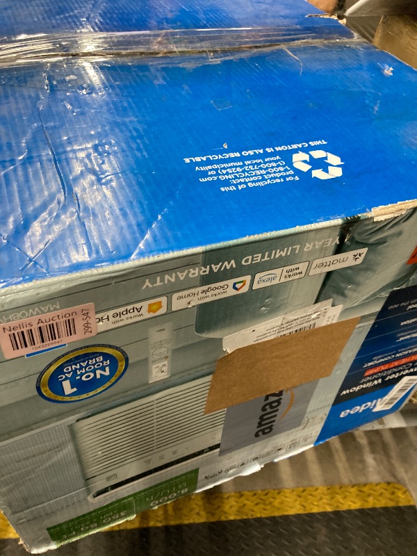 Photo 1 of Midea 8,000 BTU Smart Inverter Air Conditioner Window Unit with Heat and Dehumidifier – Cools up to 350 Sq. Ft., Energy Star Rated, Quiet Operation, Electronic Controls, Remote Control, White