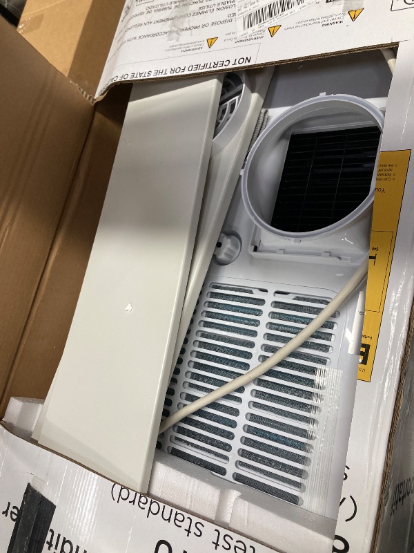 Photo 1 of ***PARTS ONLY***
BLACK+DECKER 8,000 BTU Portable Air Conditioner for Rooms up to 350 Sq. with Remote Control, White