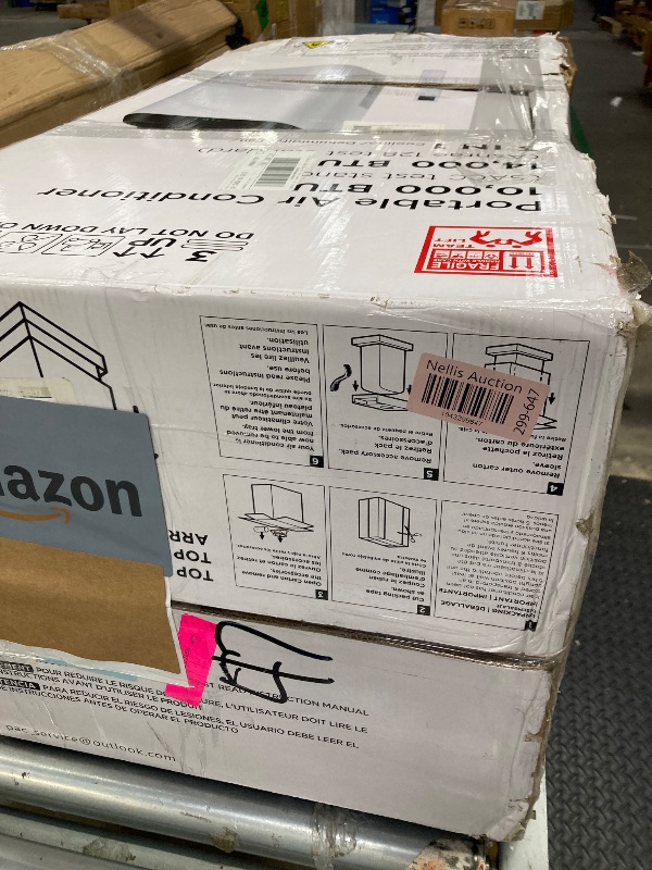 Photo 1 of ***PARTS ONLY***
14,000 BTU Portable Air Conditioner Cools Up to 700 Sq.Ft, 3-IN-1 Energy Efficient Portable AC Unit with Remote Control & Installation Kits for Large Room, Campervan, Office, Temporary Space