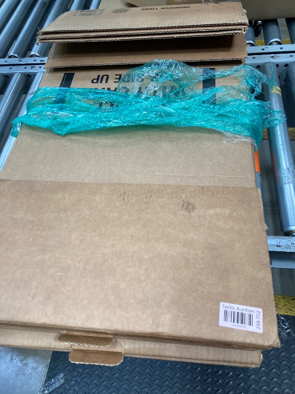 Photo 1 of ***ONLY 3/MISSING ONE BOX**Amazon Basics Wardrobe Clothing Moving Boxes with Bar,4Pack, Brown, 20" x 20" x 34"