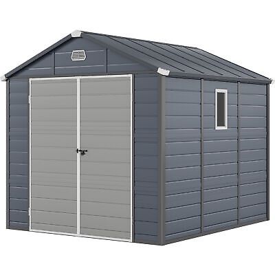 Photo 1 of ***BOX 4 OF 4 ONLY/INCOMPLETE SET**Outdoor Resin Storage Shed 7.9x9.1FT Outdoor Resin Storage Shed
