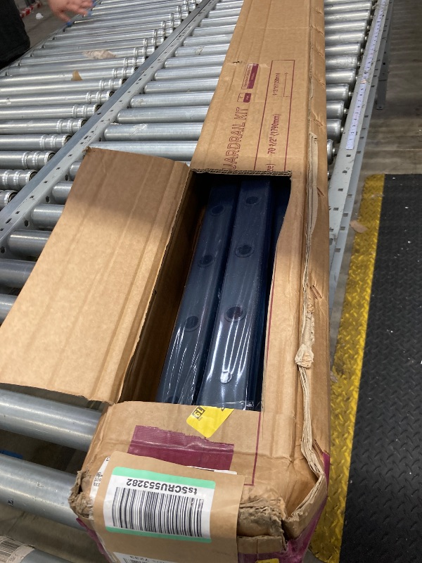 Photo 1 of CR Fence & Rail Horizontal Guard Rail Kit, 6'Wx3'H Deck Railing Balusters Set with Middle Post, Sturdy Deck Railing Kit Ideal for Porch, Patio, & Balcony, 2 END Post Needed