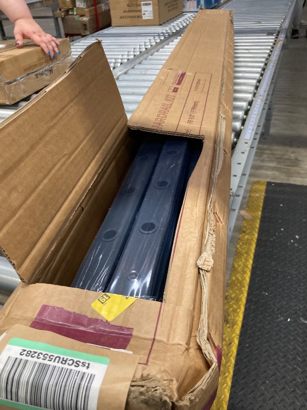 Photo 1 of CR Fence & Rail Horizontal Guard Rail Kit, 6'Wx3'H Deck Railing Balusters Set with Middle Post, Sturdy Deck Railing Kit Ideal for Porch, Patio, & Balcony, 2 END Post Needed