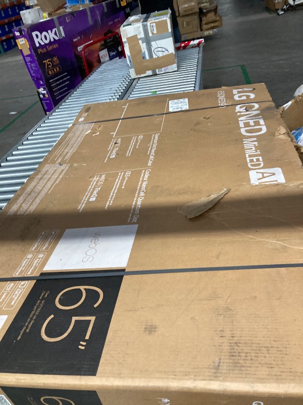 Photo 1 of ***PARTS ONLY***
LG 65-Inch Class QNED90T Series Mini LED Smart TV 4K Processor Flat Screen with Magic Remote AI-Powered with Alexa Built-in (65QNED90TUA, 2024) factory sealed 