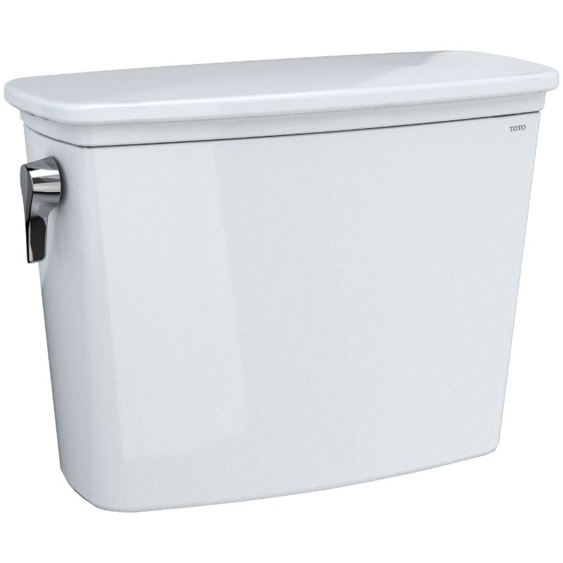 Photo 1 of **TANK ONLY/MISSING LID**TOTO® Drake® Transitional 1.28 GPF Toilet Tank with WASHLET®+ Auto Flush Compatibility Cotton White - ST786EA#01