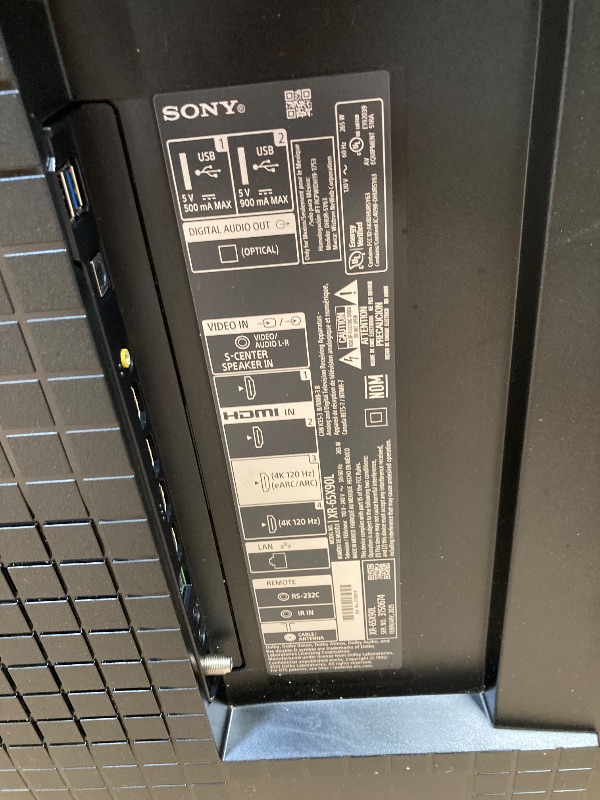 Photo 1 of ***PARTS ONLY***
Sony 65 Inch 4K Ultra HD TV X90L Series: BRAVIA XR Full Array LED Smart Google TV with Dolby Vision HDR and Exclusive Features for The PlayStation® 5 XR65X90L- Latest Model,Black