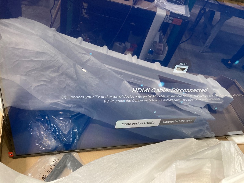 Photo 1 of ***(PARTS ONLY-SELLING AS PARTS ONLY-DAMAGE SCREEN CRACKED)*** 
TCL 75-Inch Q65 QLED 4K UHD Smart TV with Google TV (75Q651G, 2024 Model) Dolby Vision, Dolby Atmos, HDR Pro+, Game Accelerator Enhanced Gaming, Voice Remote, Works with Alexa, Streaming Tele