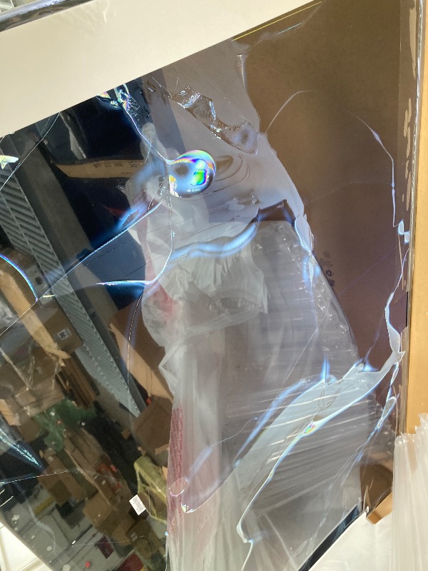 Photo 1 of ***(PARTS ONLY-SELLING AS PARTS ONLY-DAMAGE SCREEN CRACKED)*** 
TCL 75-Inch Q65 QLED 4K UHD Smart TV with Google TV (75Q651G, 2024 Model) Dolby Vision, Dolby Atmos, HDR Pro+, Game Accelerator Enhanced Gaming, Voice Remote, Works with Alexa, Streaming Tele
