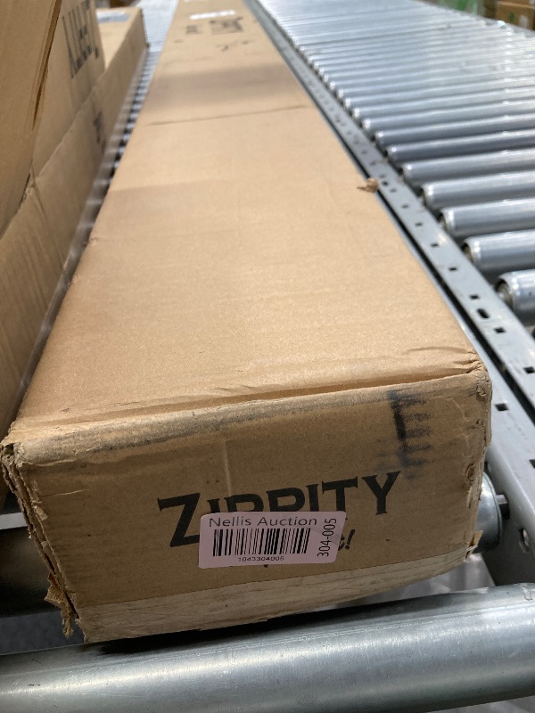 Photo 1 of ***MISSING PARTS**3.5ft H x 7.6ft W (2 Panels) No Dig Zippity Manchester Fence Kit, White Vinyl Picket Fence Panels, Perfect Durable Temporary Outdoor Fence for Backyard, Patio, or Garden, ZP19018