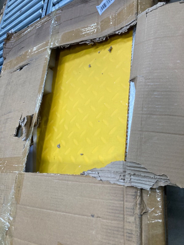 Photo 1 of THOOUM Boat Boarding Platform with Handrail, Dock Boarding Step with Handle, Plastic Footboard Dock Extension(440LBS Capacity)