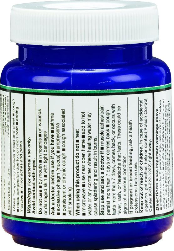 Photo 1 of 3 pack TheraCare Medicated Chest Rub | Cough suppressant | Relieves Nasal Congestion | Relieves Minor Aches and Pains | 3.53 oz. Jar | Eucalyptus, Menthol + Camphor