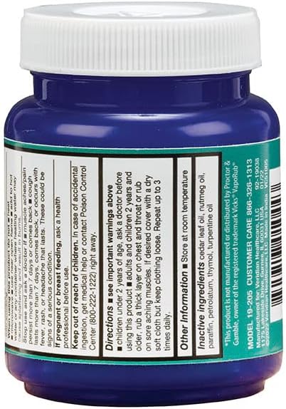 Photo 1 of 3 pack TheraCare Medicated Chest Rub | Cough suppressant | Relieves Nasal Congestion | Relieves Minor Aches and Pains | 3.53 oz. Jar | Eucalyptus, Menthol + Camphor