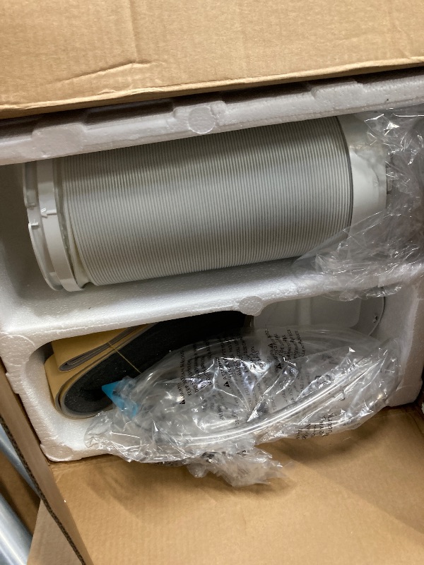 Photo 1 of ***PARTS ONLY***
BLACK+DECKER Smart Portable Air Conditioner, 14,000 BTU for Rooms up to 700 Sq. Ft., Smart Portable AC with Follow Me Remote and Window Kit, BPACT14WT, White