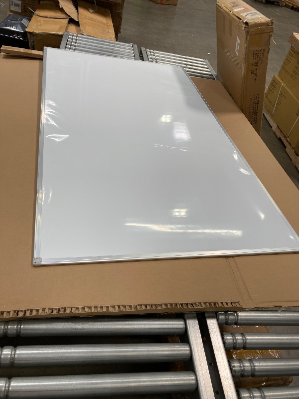 Photo 1 of **SLIGHTLY BENT ON ONE SIDE**White Board Dry Erase Whiteboard for Wall 70" x 40" Aluminum Presentation Magnetic Whiteboard