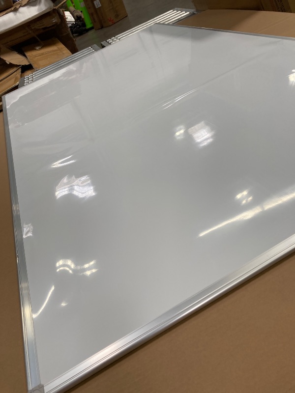 Photo 1 of **SLIGHTLY BENT ON ONE SIDE**White Board Dry Erase Whiteboard for Wall 70" x 40" Aluminum Presentation Magnetic Whiteboard