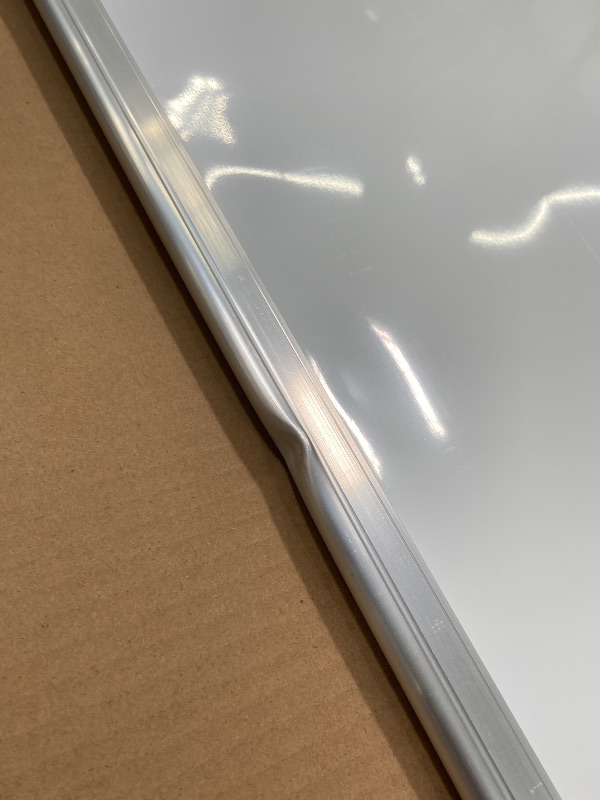 Photo 1 of **SLIGHTLY BENT ON ONE SIDE**White Board Dry Erase Whiteboard for Wall 70" x 40" Aluminum Presentation Magnetic Whiteboard