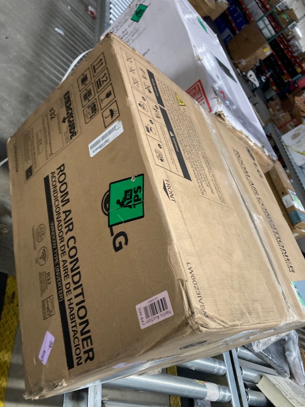 Photo 1 of ***PARTS ONLY***
LG 6,000 BTU Dual Inverter Smart Window Air Conditioner, 115V, Cools 250 Sq. Ft., Ultra Quiet Operation, Up to 35% More Energy Savings, ENERGY STAR®, works with LG ThinQ, Amazon Alexa and Hey Google