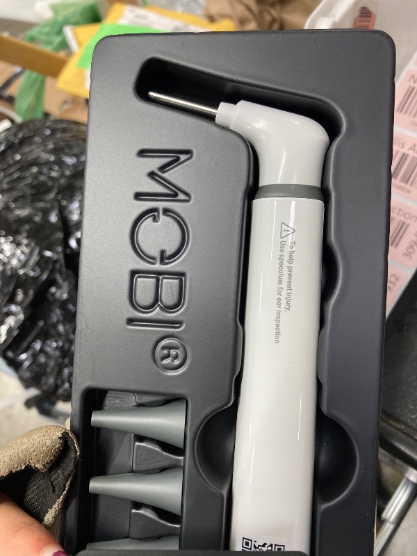 Photo 1 of ***PARTS ONLY**MOBI Connect Wi-Fi Otoscope for Ears, Nose & Throat - 1080P HD Lens, Multi-Axis Gyroscope, 6 LED Lights, 90+ Min Use, 3 Ear Speculum, Suitable for Adults & Children