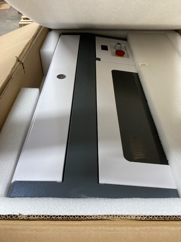 Photo 1 of ANKZONE 40w Laser Engraver (8" X 12"),Cutting Wood,Acrylic,Decor& More. Desktop CO2 Laser Engraver & Cutter for Beginners with DIY Design,Air-Assisted, Honeycomb Panel