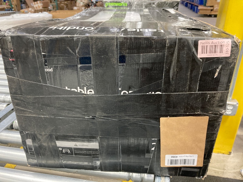 Photo 1 of ***MISSING PARTS**LG 6,000 BTU Portable Air Conditioner, 115V, Cools 250 Sq.Ft. (10' x 25' Room Size), Portable Air Conditioner for Home with Quiet Operation, LCD Remote Control, and Window Installation Kit, White