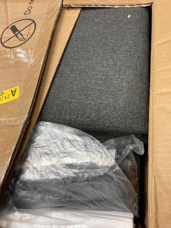 Photo 1 of ***PARTS ONLY***
Furnulem Full Size Bed Frame with Headboard,Upholstered Bed Full with LED Light,USB Charging Station,Platform Bedframe with 2 Fabric Underbed Storage Drawers,No Spring Box Needed