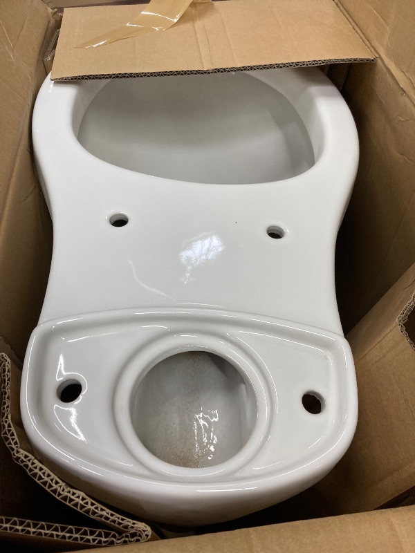 Photo 1 of ***MISSING THE TANK***Signature Hardware SHBD230WH Bradenton Two-Piece Round Toilet with 12" Rough-in