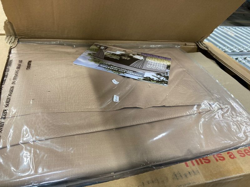 Photo 1 of ABCCANOPY 10x12 Outdoor Gazebo - Patio Screened Gazebo with Curtains and Windows for Deck, Lawn, and Backyard (Beige)