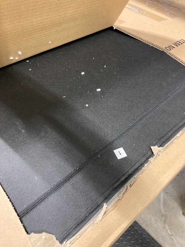 Photo 1 of Yaheetech Upholstered Modern Queen Bed Square Stitched & Button Tufting Headboard Queen Size, Beige **Please Check Notes**