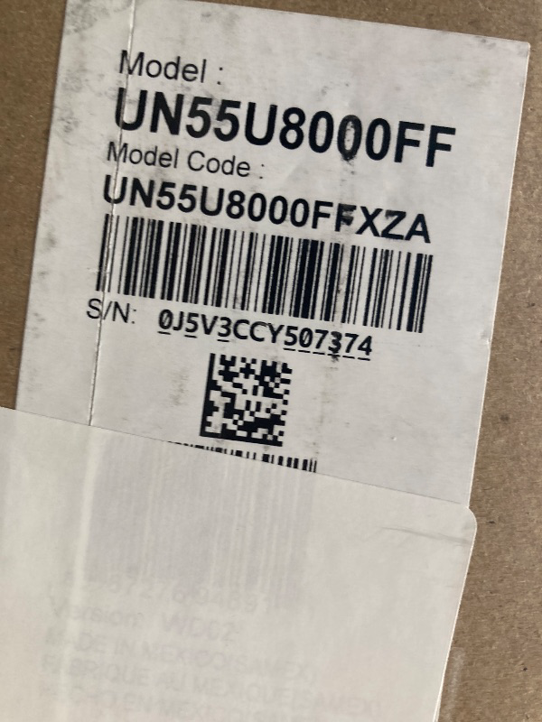 Photo 1 of Samsung 55-Inch Class Crystal UHD U8000F 4K Smart TV (2025 Model) Endless Free Content, Crystal Processor 4K, MetalStream Design, Knox Security, Alexa Built-in