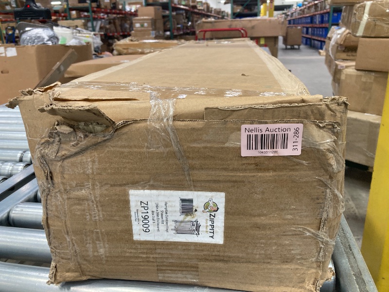 Photo 1 of ***PARTS ONLY***
89in H x 62in W x 47in L (1 Enclosure) Zippity Hampton Outside Shower Enclosure Kit with Door, White Vinyl Outdoor Shower Kit for Pool Shower, Outdoor Changing Room, Beach Shower, ZP19009