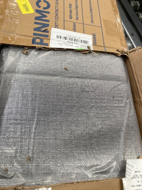 Photo 1 of ***PARTS ONLY***
Pinmoco Headboard for Full Size Bed with Storage, Linen Upholstered Head Board with LED Light and Charging Station, Gray, Headboard Only
